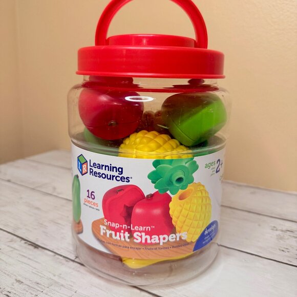 Learning Resources Snap-n-learn Fruit Shapers Play Food Toy - Picture 2 of 5